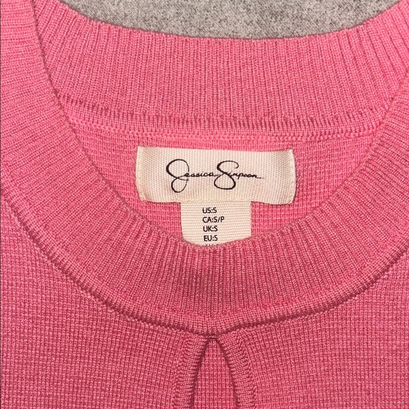 Jessica Simpson Pink Sleeveless Knit Top - Picture 3 of 8